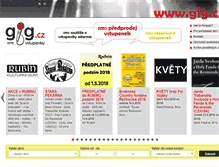 Tablet Screenshot of gig.cz